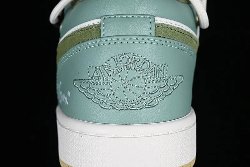 All categories Air Jordan Jordan series basketball shoes Air Jordan 1 Low Z version Air Jordan 1 Low AJ1 Joe 1 fresh green strap deconstruction low-top basketball shoes FD9906-131